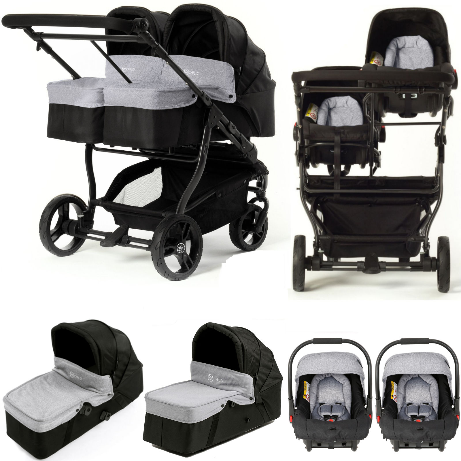 double strollers travel systems